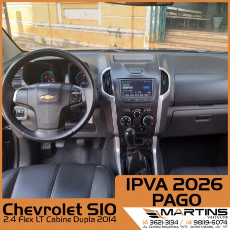 CHEVROLET S10 2.4 FLEX LT CABINE DUPLA, Foto 4