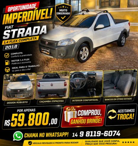 FIAT Strada 1.4 FLEX HARD WORKING CABINE SIMPLES, Foto 2