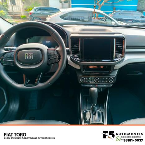 FIAT Toro 1.3 16V 4P FLEX 270 TURBO VOLCANO AUTOMÁTICO, Foto 3