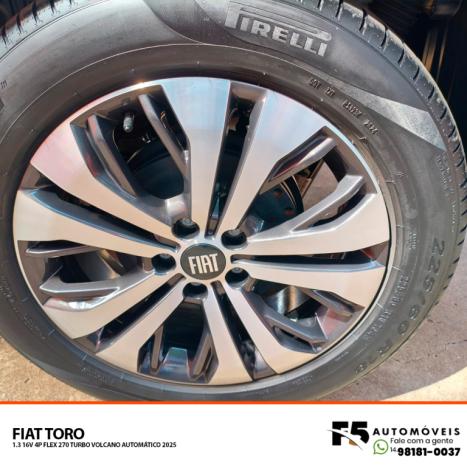 FIAT Toro 1.3 16V 4P FLEX 270 TURBO VOLCANO AUTOMÁTICO, Foto 10