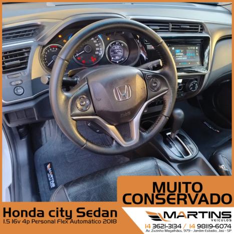HONDA City Sedan 1.5 16V 4P PERSONAL FLEX AUTOMTICO, Foto 9