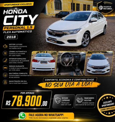 HONDA City Sedan 1.5 16V 4P PERSONAL FLEX AUTOM�TICO, Foto 1