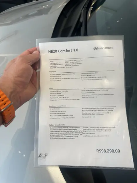 HYUNDAI HB 20 Hatch 1.0 12V 4P FLEX COMFORT PLUS, Foto 18 HYUNDAI HB 20 Hatch 1.0 12V 4P FLEX COMFORT PLUS, Foto 18