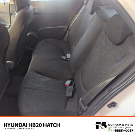 HYUNDAI HB 20 Hatch 1.6 16V 4P FLEX COMFORT PLUS, Foto 9 HYUNDAI HB 20 Hatch 1.6 16V 4P FLEX COMFORT PLUS, Foto 9