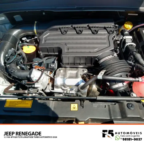 JEEP Renegade 1.3 16V 4P FLEX T270 LONGITUDE TURBO AUTOMTICO, Foto 16