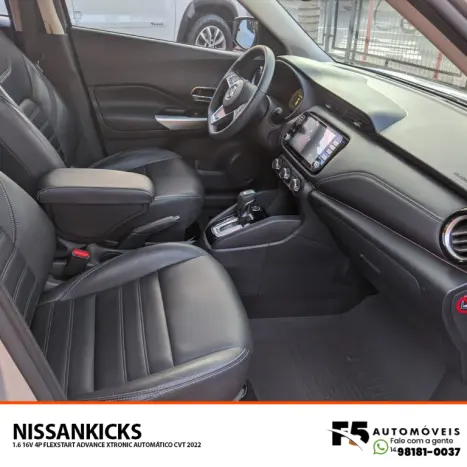 NISSAN Kicks 1.6 16V 4P FLEXSTART ADVANCE XTRONIC AUTOMTICO CVT, Foto 8