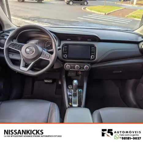 NISSAN Kicks 1.6 16V 4P FLEXSTART ADVANCE XTRONIC AUTOMTICO CVT, Foto 9