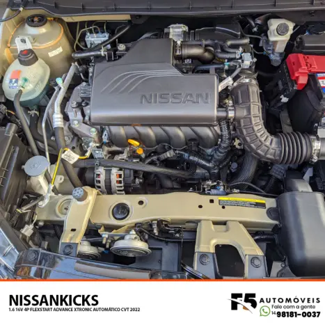 NISSAN Kicks 1.6 16V 4P FLEXSTART ADVANCE XTRONIC AUTOMTICO CVT, Foto 14