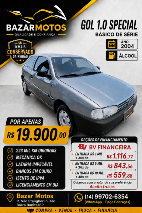 VOLKSWAGEN Gol 1.0 SPECIAL, Foto 8