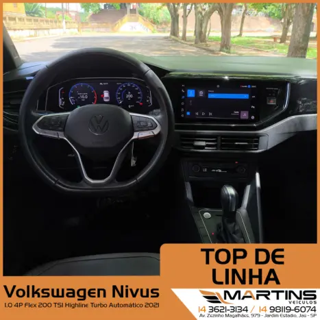 VOLKSWAGEN Nivus 1.0 4P FLEX 200 TSI HIGHLINE TURBO AUTOMÁTICO, Foto 9
