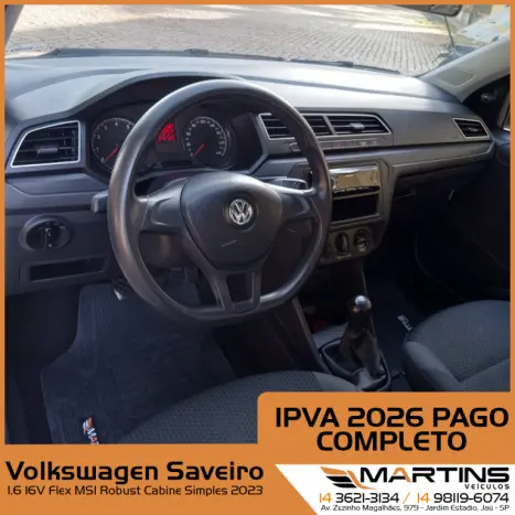 VOLKSWAGEN Saveiro 1.6 16V FLEX MSI ROBUST CABINE SIMPLES, Foto 3