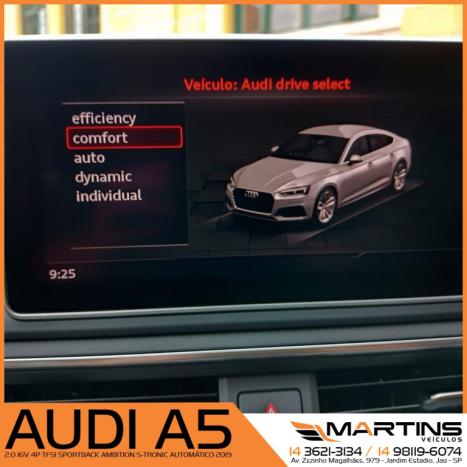 AUDI A5 2.0 16V 4P TFSI SPORTBACK AMBITION S-TRONIC AUTOMTICO, Foto 21