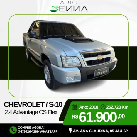 CHEVROLET S10 2.4 FLEX ADVANTAGE CABINE SIMPLES, Foto 10