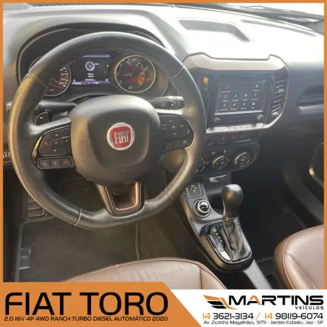 FIAT Toro 2.0 16V 4P 4WD RANCH TURBO DIESEL AUTOMTICO, Foto 12