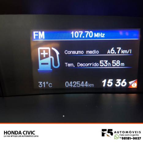 HONDA Civic 2.0 16V 4P FLEX LXR AUTOMTICO, Foto 2