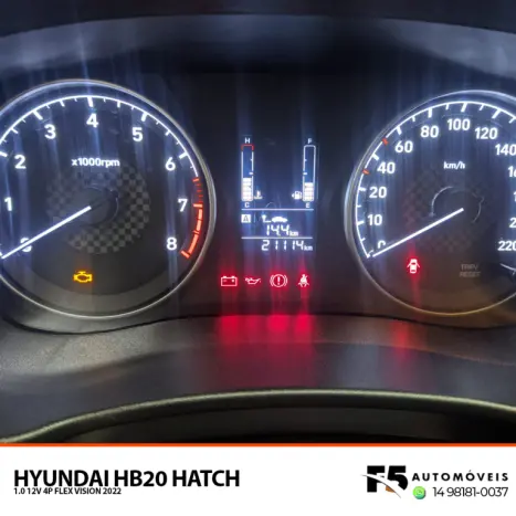 HYUNDAI HB 20 Hatch 1.0 12V 4P FLEX VISION, Foto 11