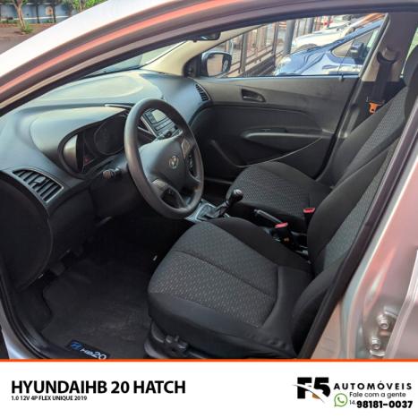 HYUNDAI HB 20 Hatch 1.0 12V 4P FLEX UNIQUE, Foto 8