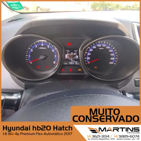 HYUNDAI HB 20 Hatch 1.6 16V 4P PREMIUM FLEX AUTOMTICO, Foto 8