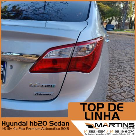 HYUNDAI HB 20 Sedan 1.6 16V 4P FLEX PREMIUM AUTOMTICO, Foto 3