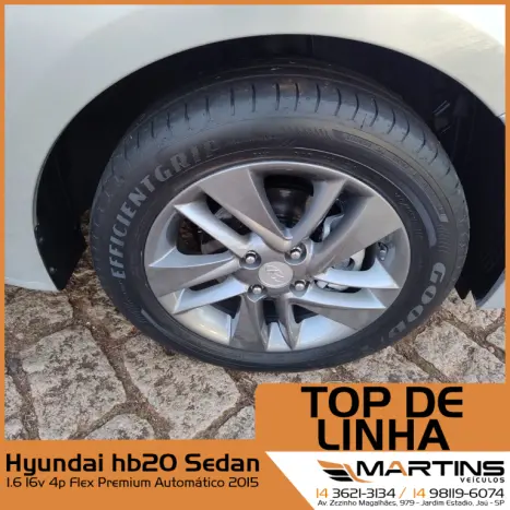 HYUNDAI HB 20 Sedan 1.6 16V 4P FLEX PREMIUM AUTOMTICO, Foto 5
