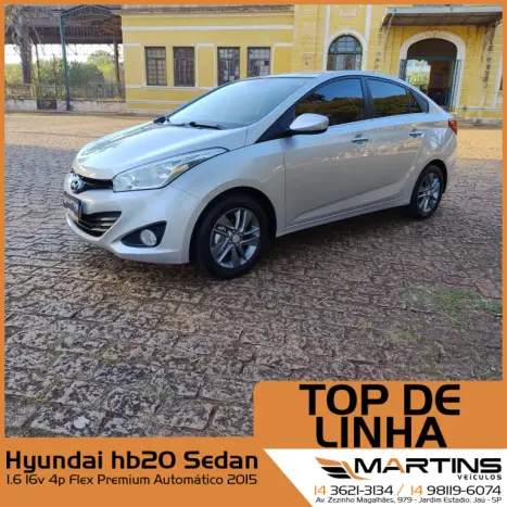 HYUNDAI HB 20 Sedan 1.6 16V 4P FLEX PREMIUM AUTOMTICO, Foto 10