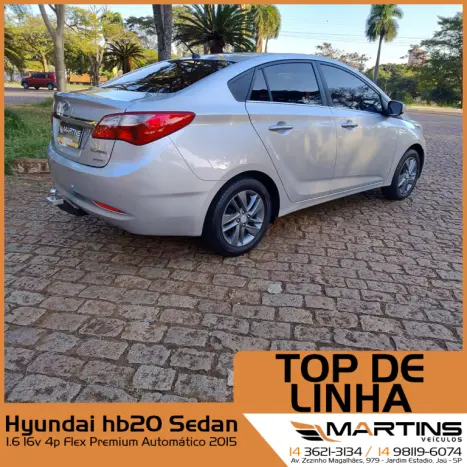 HYUNDAI HB 20 Sedan 1.6 16V 4P FLEX PREMIUM AUTOMTICO, Foto 11
