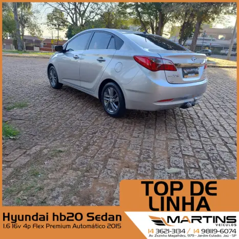 HYUNDAI HB 20 Sedan 1.6 16V 4P FLEX PREMIUM AUTOMTICO, Foto 12