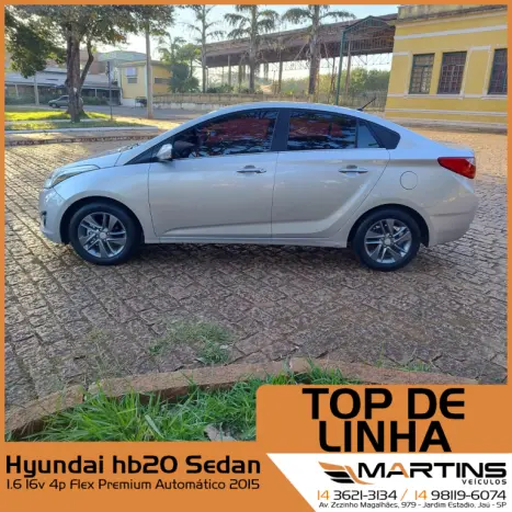 HYUNDAI HB 20 Sedan 1.6 16V 4P FLEX PREMIUM AUTOMTICO, Foto 13