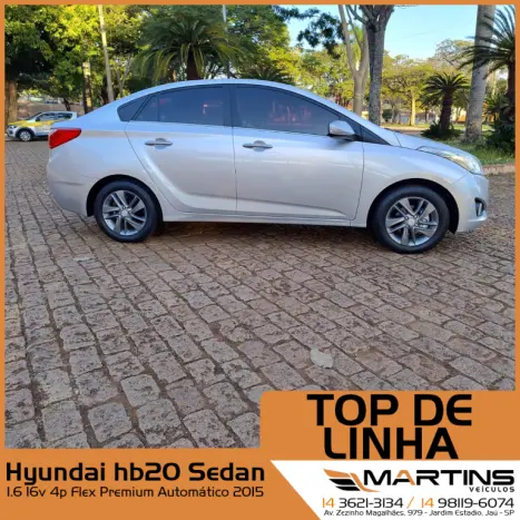 HYUNDAI HB 20 Sedan 1.6 16V 4P FLEX PREMIUM AUTOMTICO, Foto 14