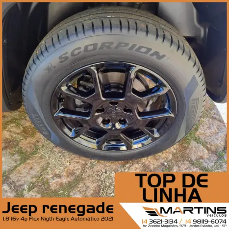 JEEP Renegade 1.8 16V 4P FLEX NIGTH EAGLE AUTOMTICO, Foto 9