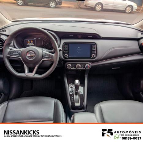 NISSAN Kicks 1.6 16V 4P FLEXSTART ADVANCE XTRONIC AUTOMTICO CVT, Foto 10