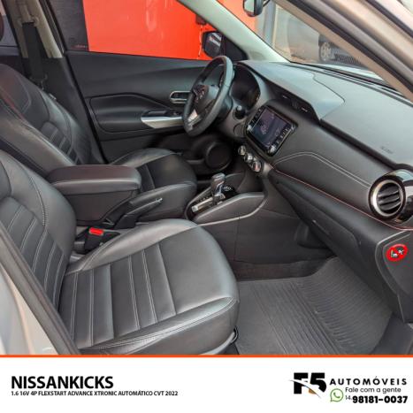 NISSAN Kicks 1.6 16V 4P FLEXSTART ADVANCE XTRONIC AUTOMTICO CVT, Foto 12