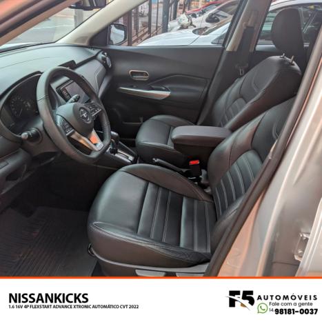 NISSAN Kicks 1.6 16V 4P FLEXSTART ADVANCE XTRONIC AUTOMTICO CVT, Foto 8