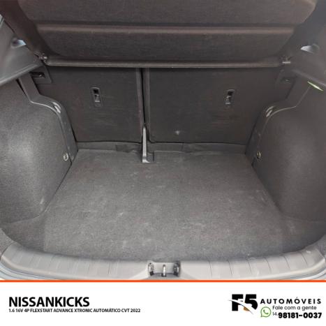 NISSAN Kicks 1.6 16V 4P FLEXSTART ADVANCE XTRONIC AUTOMTICO CVT, Foto 14