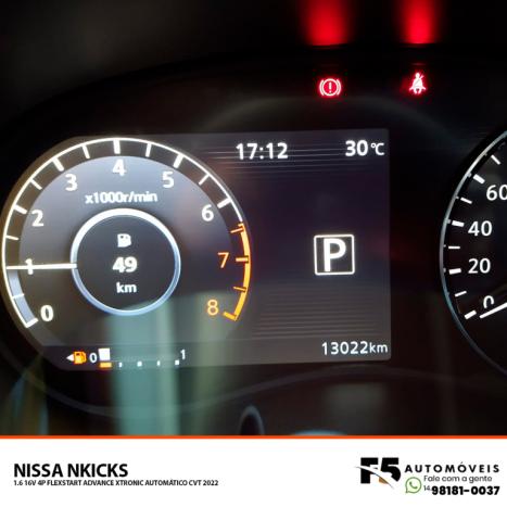NISSAN Kicks 1.6 16V 4P FLEXSTART ADVANCE XTRONIC AUTOMTICO CVT, Foto 3