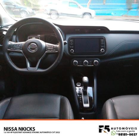 NISSAN Kicks 1.6 16V 4P FLEXSTART ADVANCE XTRONIC AUTOMTICO CVT, Foto 5