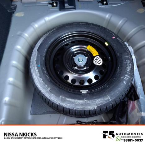 NISSAN Kicks 1.6 16V 4P FLEXSTART ADVANCE XTRONIC AUTOMTICO CVT, Foto 12