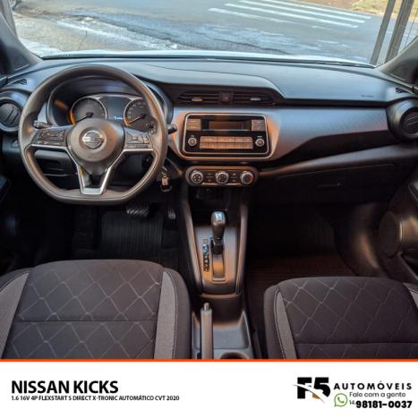 NISSAN Kicks 1.6 16V 4P FLEXSTART S DIRECT X-TRONIC AUTOMTICO CVT, Foto 10