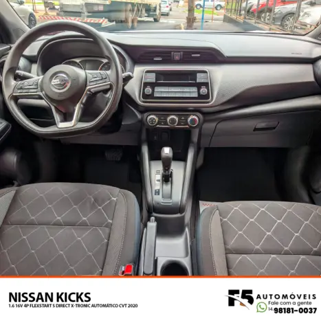 NISSAN Kicks 1.6 16V 4P FLEXSTART S DIRECT X-TRONIC AUTOMTICO CVT, Foto 9