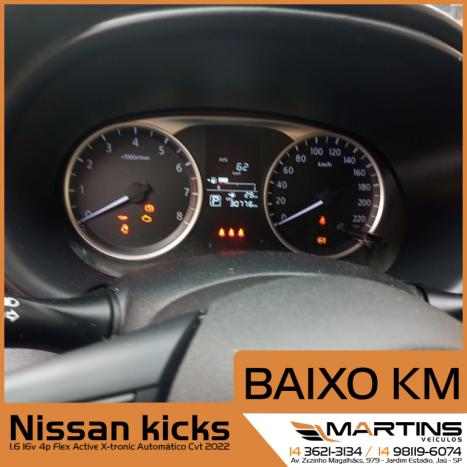 NISSAN Kicks 1.6 16V 4P FLEX ACTIVE X-TRONIC AUTOMTICO CVT, Foto 14