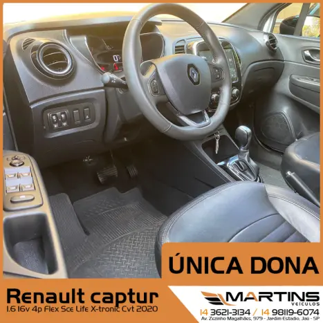 RENAULT Captur 1.6 16V 4P FLEX SCE LIFE X-TRONIC CVT, Foto 11