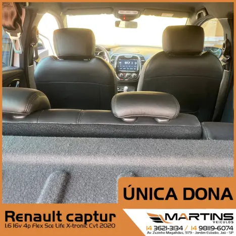 RENAULT Captur 1.6 16V 4P FLEX SCE LIFE X-TRONIC CVT, Foto 13