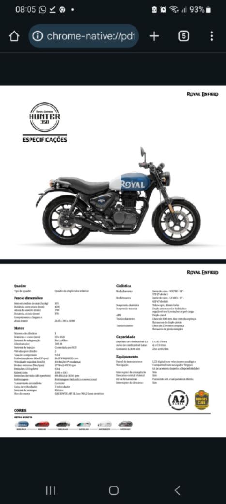 ROYAL ENFIELD Hunter 350 , Foto 8