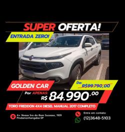 FIAT Toro 2.0 16V 4P 4WD FREEDOM TURBO DIESEL