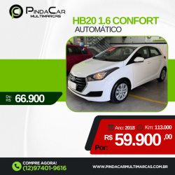 HYUNDAI HB 20 Hatch 1.6 16V 4P COMFORT FLEX AUTOMTICO