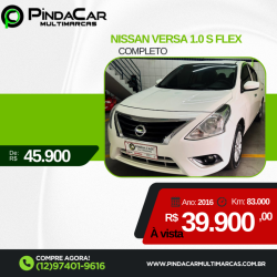 NISSAN Versa Sedan 1.0 4P FLEX S