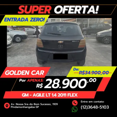CHEVROLET Agile 1.4 4P LT FLEX, Foto 4 CHEVROLET Agile 1.4 4P LT FLEX, Foto 4