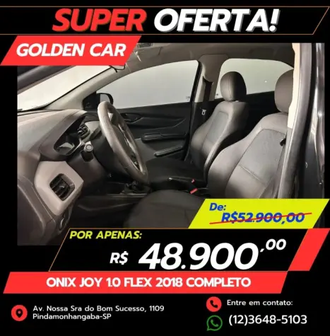 CHEVROLET Onix Hatch 1.0 4P FLEX JOY, Foto 7 CHEVROLET Onix Hatch 1.0 4P FLEX JOY, Foto 7