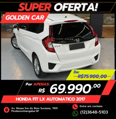 HONDA Fit 1.5 16V 4P LX FLEX AUTOMÁTICO, Foto 5 HONDA Fit 1.5 16V 4P LX FLEX AUTOMÁTICO, Foto 5