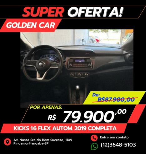 NISSAN Kicks 1.6 16V 4P FLEXSTART S DIRECT X-TRONIC AUTOMTICO CVT, Foto 9